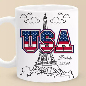 Never Let The Fear Of Striking Out Get In Your Way - Olympics Mug - Olympics Vacation, Gift For Family Members, Best Friends